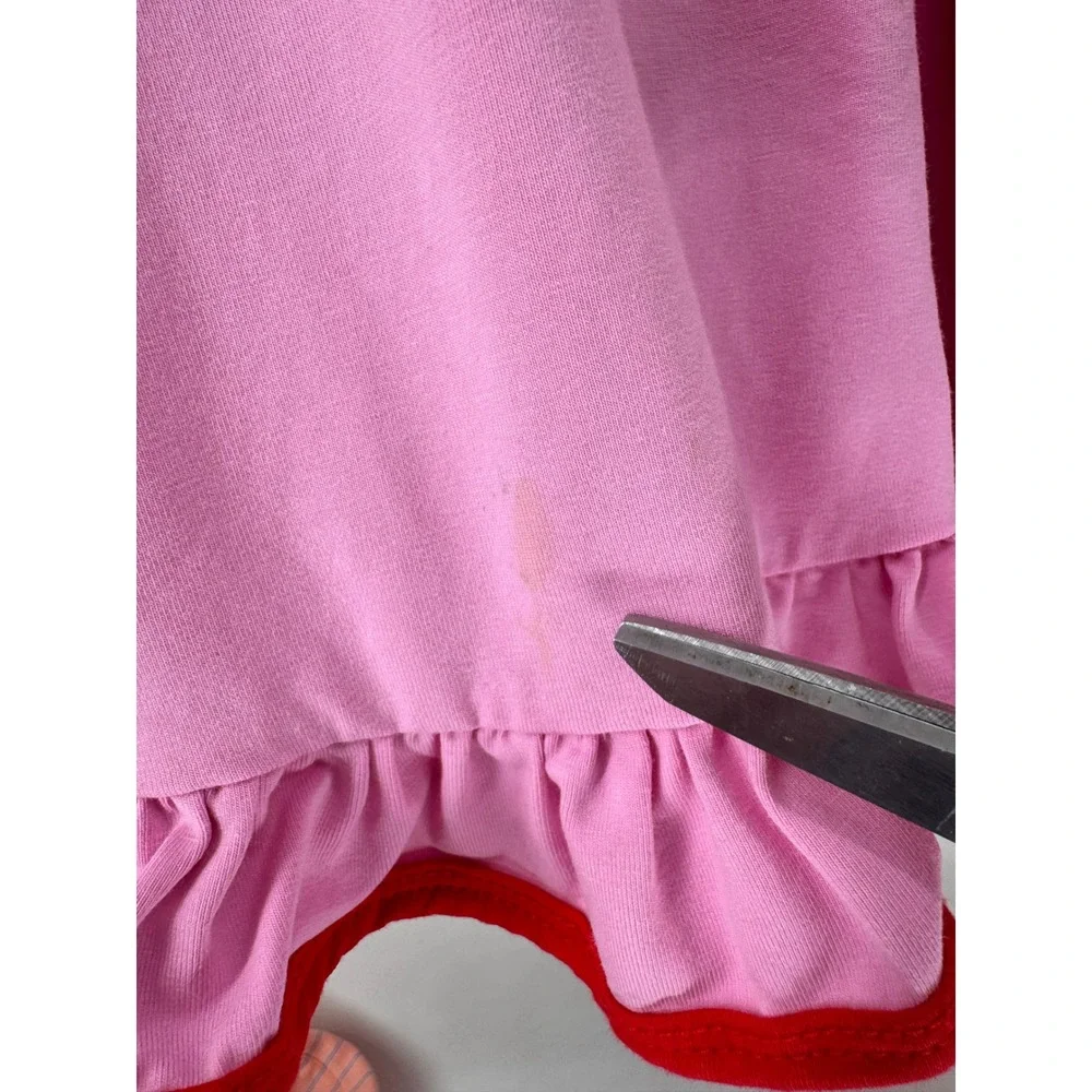 Girlhood Ruffle Hem Dress Kids 8 10‎ Pink Good Peter Pan Collar Sister Set